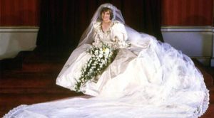 Princess' wedding ivory dress