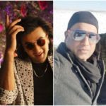 Ranbir Kapoor and Vicky Kaushal (left) as Sanjay Dutt and Paresh Ghelani (right)