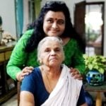 Ranjini Haridas mother Sujatha and grandmother