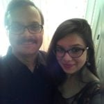 Rashmi Agdekar with her father Prakash Agdekar