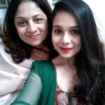 Rashmi Agdekar with her mother