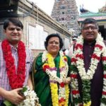 Ravi Shankar Prasad With His Wife and Son