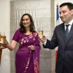 Shobhana Bhartia Drinking