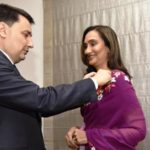 Shobhana Bhartia Receiving France’s Highest Civilian Award
