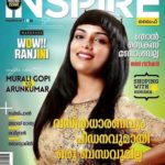 Shweta Menon on the cover of Inspire magazine