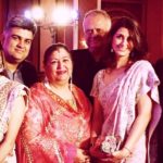 Siddharth P Malhotra With His Family