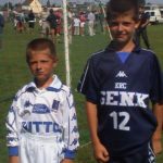 Thibaut Courtois in his childhood playing for Genk