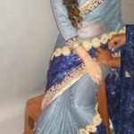 Yashu Dhiman wearing saree