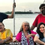Akash Khurana with his wife, sons and daughter-in-law