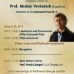 Akshay Venkatesh Ostrowski Prize