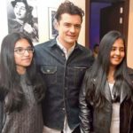 Amar Singh's daughters with Orlando Bloom