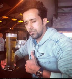 Anil Charanjeett Drinking
