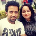 Anil Charanjeett With His Sister