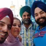 Bhawsheel Singh Sahni with his family