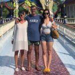 Giorgia Andriani with her Father and Sister