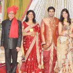 Govind Namdev With His Wife Sudha Namdev, Daughter Pallavi and Son-In-Law Vibin Das
