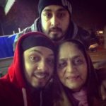 Gurinder Seagal With His Mother And Brother