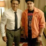 Harish Kumar with his favourite actor Govinda