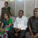 Jashodaben with her two brothers