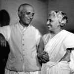 Jawaharlal Nehru With His Sister