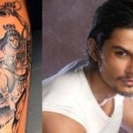 Kunal Khemu's Lord Shiva Tattoo on his leg