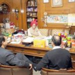 Mahashay Dharampal Gulati at his office