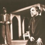 Manohar Singh as Tughlaq the despotic king in the play Tughlaq