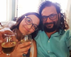Mayank Tewari Drinking With His Wife
