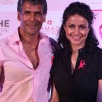 Milind Soman with Gul Panag