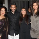 Milind Soman with his sisters