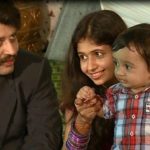Peeyush Suhaney with his wife and son