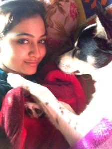 Piyali Munsi loves dogs
