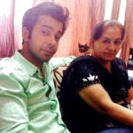 Rahulram Manchanda with his mother