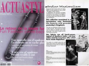Ritu Beri featured in PROMOSTYL's Acuastyl