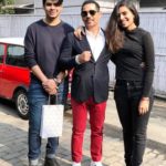 Robert Vadra with his Children