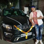 Saurish Singh Athwal with his car