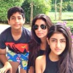 Shweta Bachchan Nanda with her Children