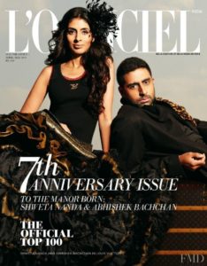 Shweta Bachchan in L’Officiel India