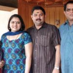 Sreelakshmi Sreekumar Step Siblings with their parents (Mother-Shoba Sreekumar)