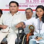 Sreelakshmi Sreekumar with her father