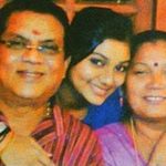 Sreelakshmi Sreekumar with her parents