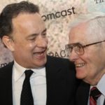 Tom Hanks with his father