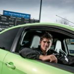 Alastair Cook in his Car