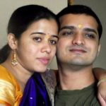 Anita Date with her husband Chinmay Kelkar