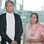 Ashok Gehlot With His Wife
