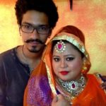 Haarsh Limbachiyaa with his wife Bharti Singh