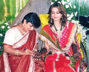 Gayatri Joshi on her wedding day