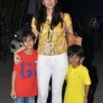 Gayatri Joshi with her Sons