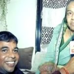 Ishtiyak Khan with his mother