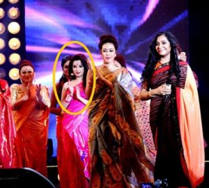 Kingkini Bhattacharya during ramp walk